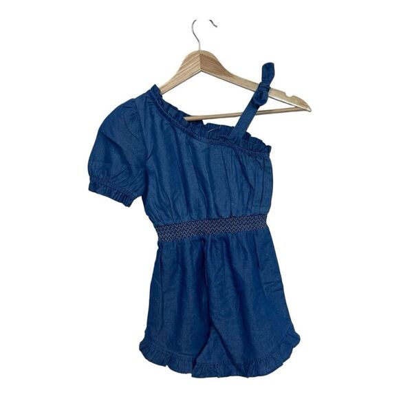 Toddler Vince Camuto One Piece Denim‎ Romper.  6x - Picture 1 of 5